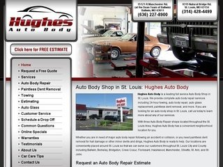 Automotive SEO - Hughes Auto Body Search Engine Optimization Project