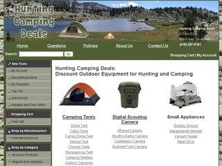 eCommerce SEO - Hunting Camping Deals Search Engine Optimization Project